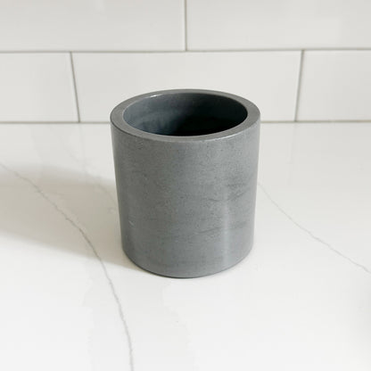 10oz Concrete Jar in Charcoal Gray