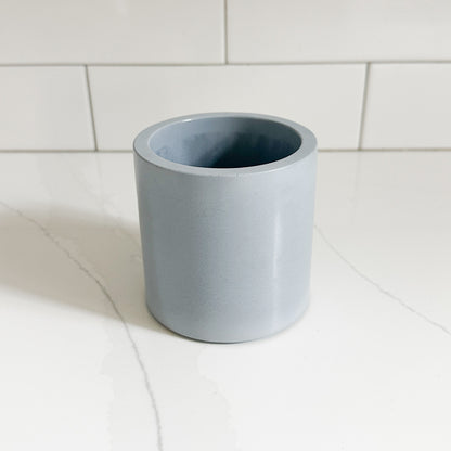 10oz Concrete Jar in Pastel Blue