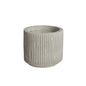 4oz Empty Round Concrete Pot - Abstract Design