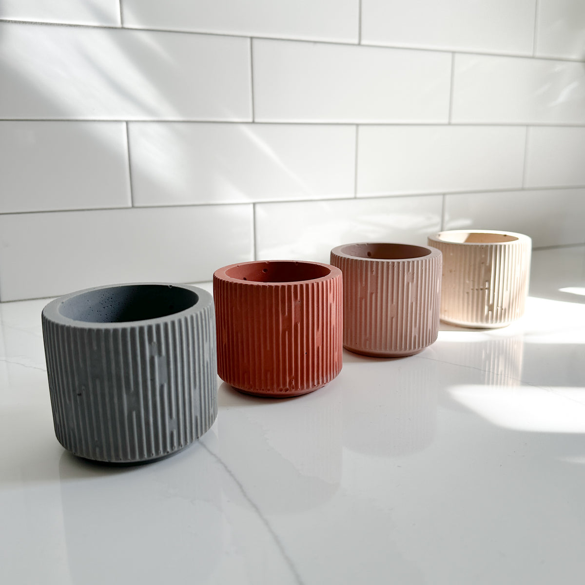 Abstract jar in different colors