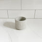 Abstract jar in light gray color