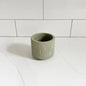 Abstract jar in sage green color