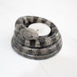 Handmade Snake Tealight Holder in striped gray