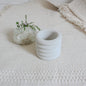 small jar in light gray color