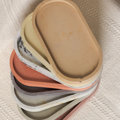 Concrete Decorative Tray | Jewelry Tray | Cosmetics Tray | Storage