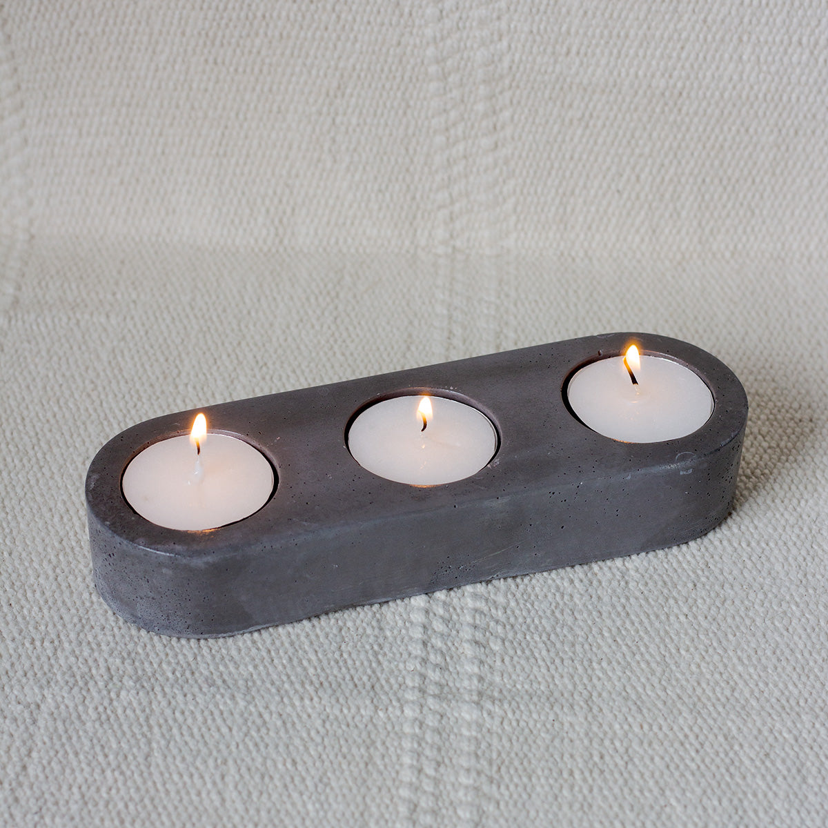 3 Hole - Concrete Tealight Holder