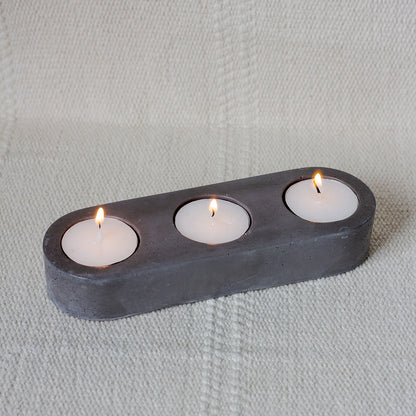 3 Hole - Concrete Tealight Holder