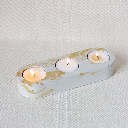 3 Hole - Concrete Tealight Holder