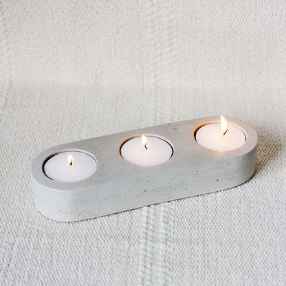 3 Hole - Concrete Tealight Holder