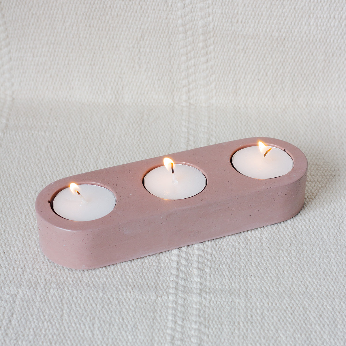 3 Hole - Concrete Tealight Holder